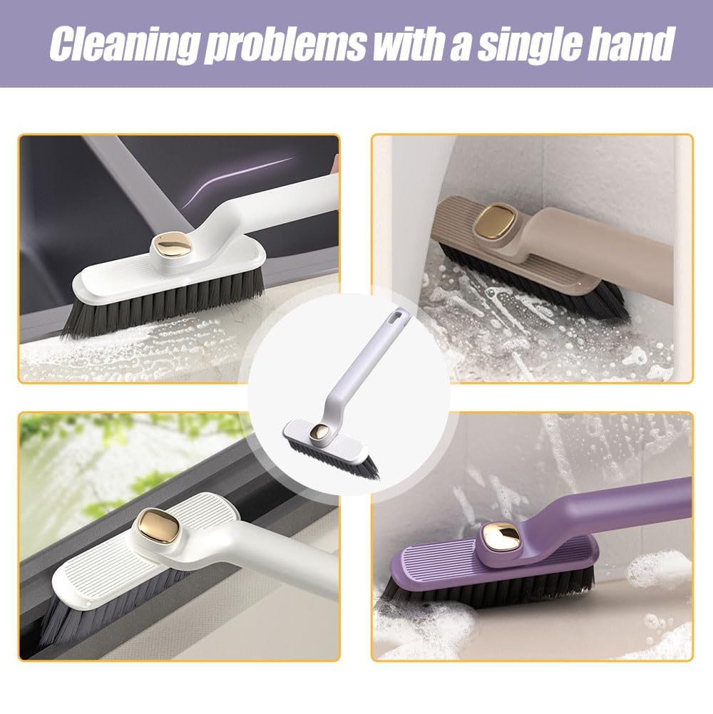 360 Degree Rotating Crevice Cleaning Brush Narrow Gap Corner Cleaning Tool for Home