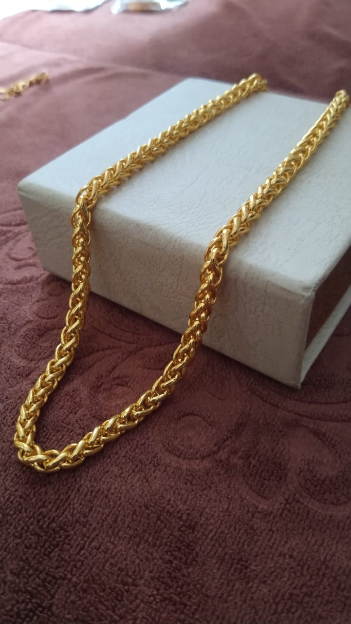 Two Tone Wheat Chain Necklace
Stainless Steel Wheat Chain
Gold Silver Chain Necklace
Twisted Wheat Link Chain
Unisex Wheat Chain Jewelry