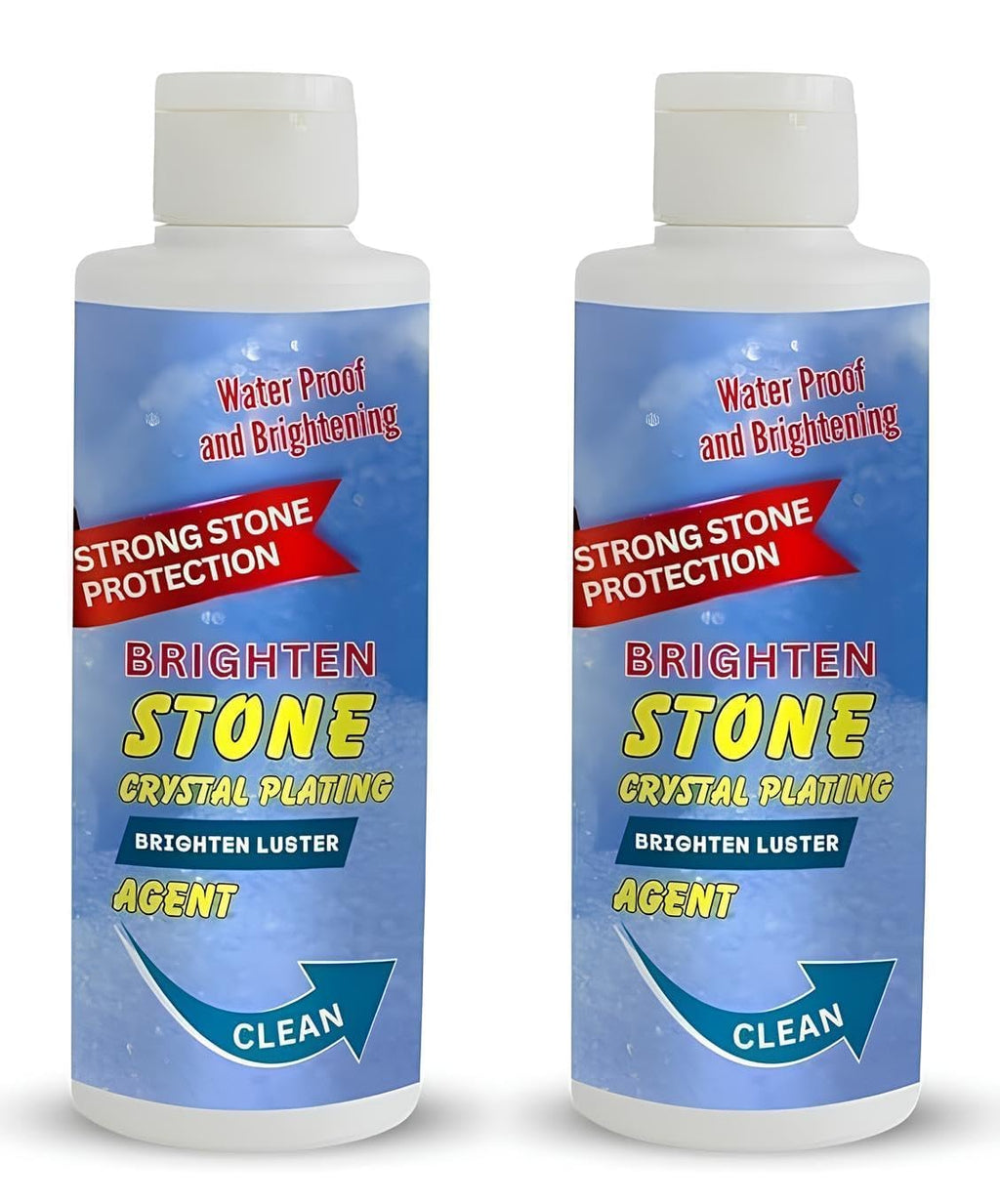 Stone shine agent for tiles and natural stone surfaces