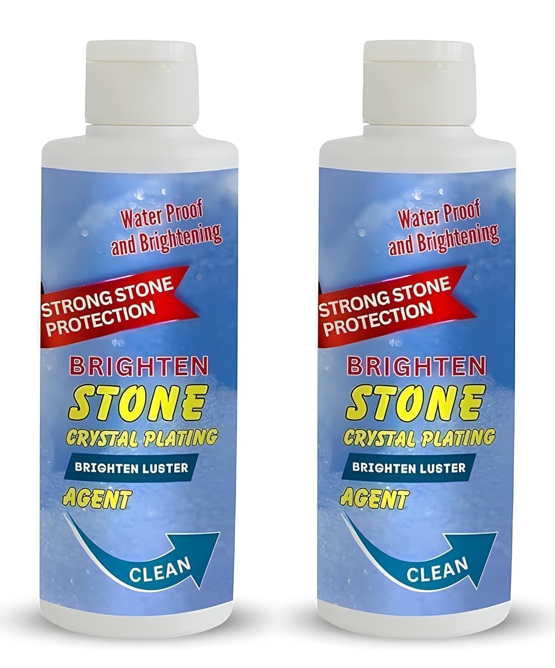 Stone shine agent for tiles and natural stone surfaces