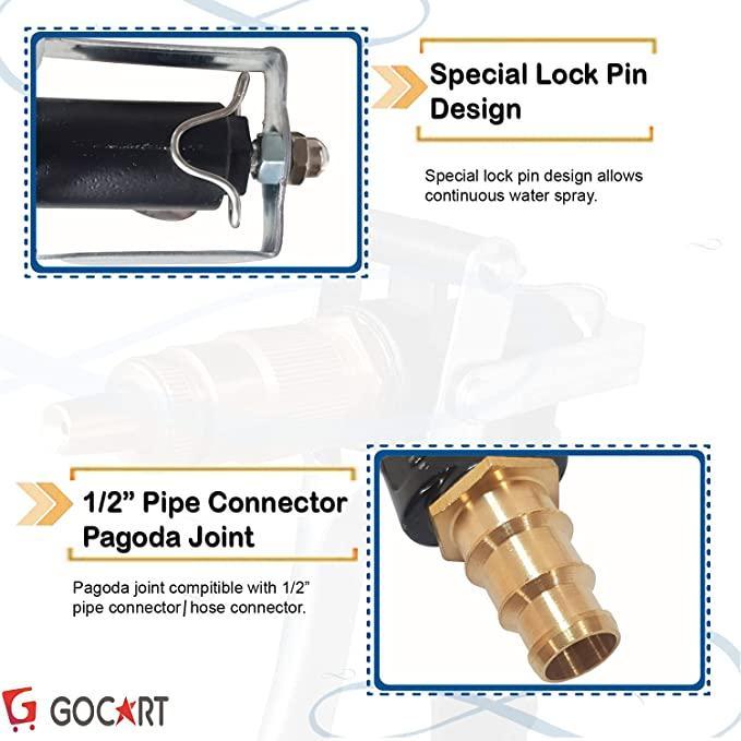leak proof metal spray gun with brass nozzle